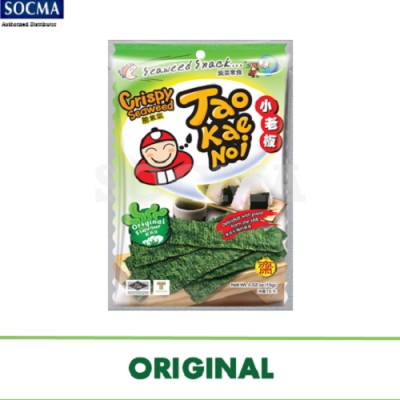 TAO KAE NOI CRISPY SEAWEED ORIGINAL 3x20x15g (60 Units Per Carton)