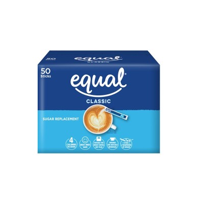 Equal Sweetener Classic Sticks 50's