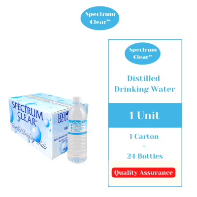 Distilled Water  Air Suling 500ml (24 bottles) | Spectrum Clear