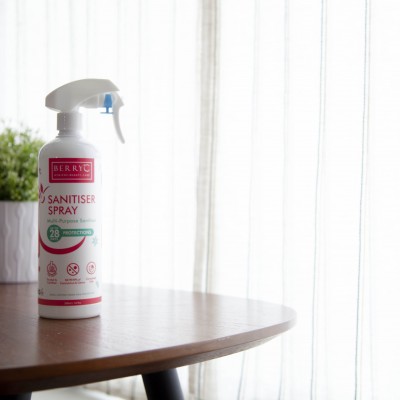 Berry C Sanitiser Spray Alcohol-Free Kill CoronaVirus in 1 min Last upto 28 Days Protection