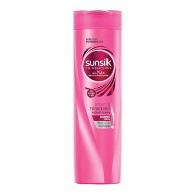 SUNSILK SMOOTH & MANAGEABLE SHAMPOO (PINK) 300ML 12 X 300ML