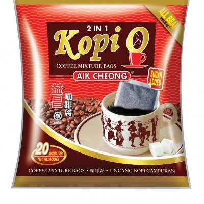 AIK CHEONG KOPI-O BAG 2 IN 1 24 X 20 X 20G