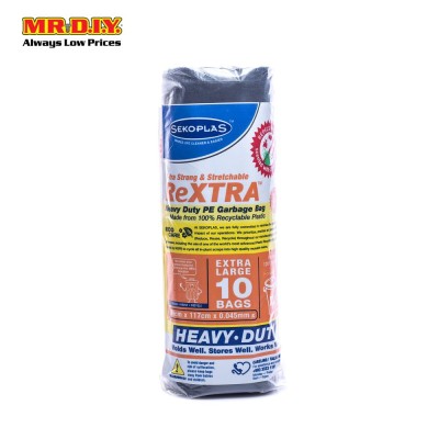 SEKOPLAS ReXTRA HDPE Garbage Bag XL Size (10pcs)