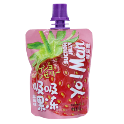 Yo Man Strawberry Jelly Drinks 60g