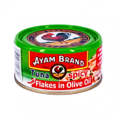 AYAM BRAND TUNA FLAKES SPICY E. V. OIL 24 X 150G