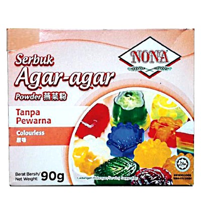 Nona Serbuk Agar Agar (Colourless ) 90g