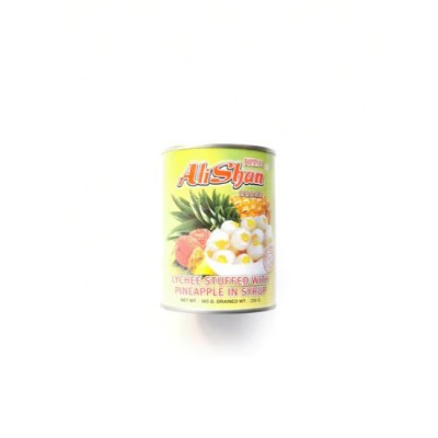 ALISHAN LYCHEE STUFFED WITH PINEAPPLE IN SYRUP 565g x 12