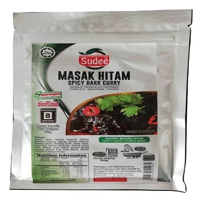 Sudee Masak Hitam Spice Premixes 80g (48 Units Per Carton)