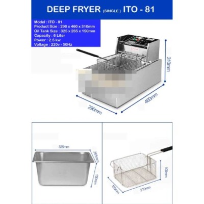 Deep Fryer (4.6KG Per Unit)