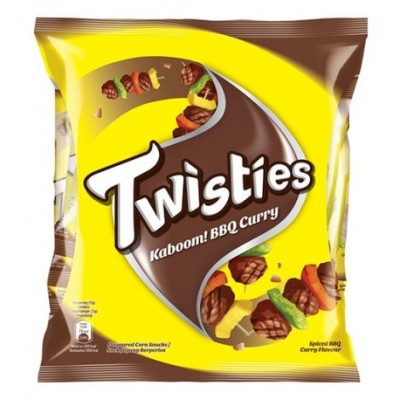 Twisties Corn Snack BBQ Curry 24x13g