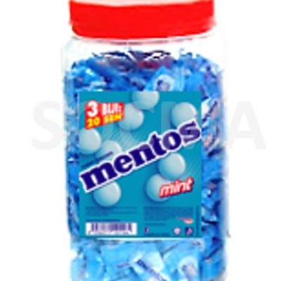 MENTOS PILLOW PACK JAR MINT (6 UNIT PER CARTON)