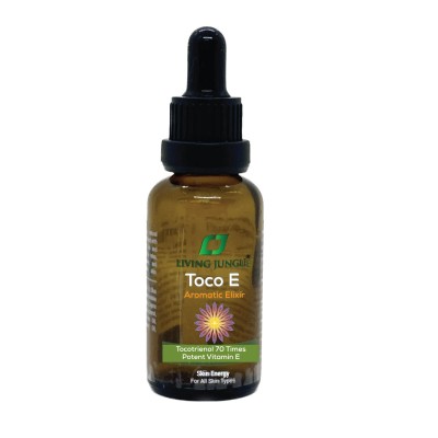 70x Vitamin E Toco E Aromatic Elixir 30ml Living Jungle