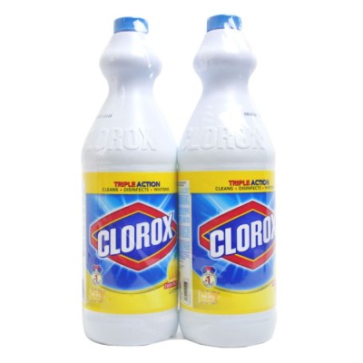 CLOROX LQ BLEACH LEMON TWIN PACK 2 x 1 L