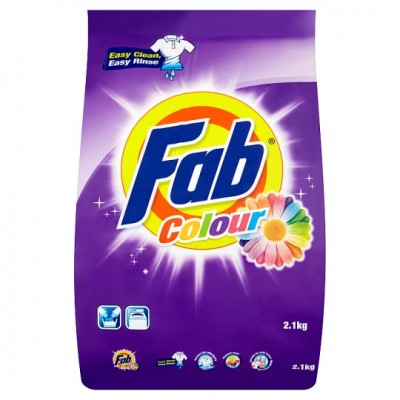 FAB DETERGENT POWDER COLOR CARE 1.9KG 5 X 1.9KG