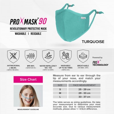 PROXMASK 90 Antimicrobial Reusable Face Mask - L Size