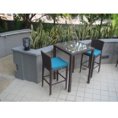 PANAMA BAR TABLE (80cm x 80cm x 105cm) (134.4 KG Per Unit)