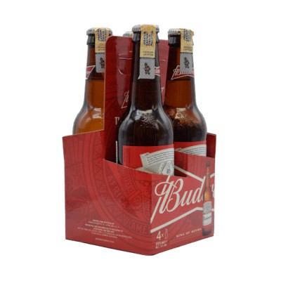 Budweiser Beer Bottle 355 ml x 4's x 6