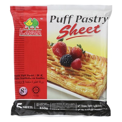 Kawan Puff Pastry Sheet 8  (12 Units Per Carton)