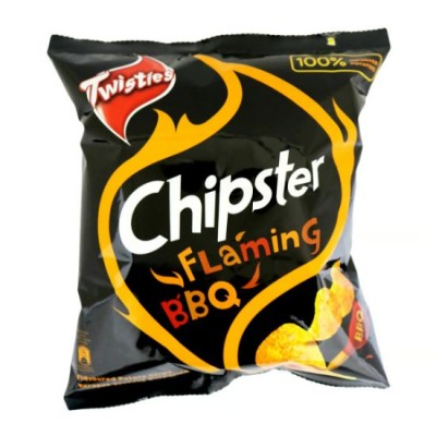 Twisties Potato Chips Flaming BBQ 60g