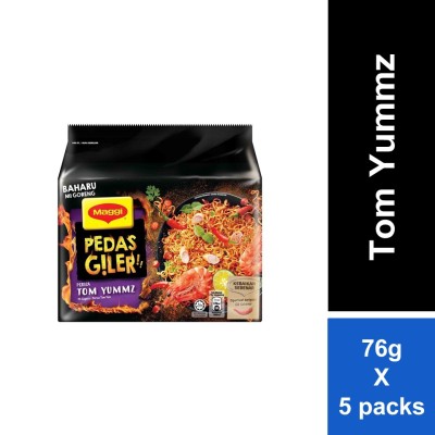 Maggi Pedas Giler (Tom Yummz) 76g x 5's