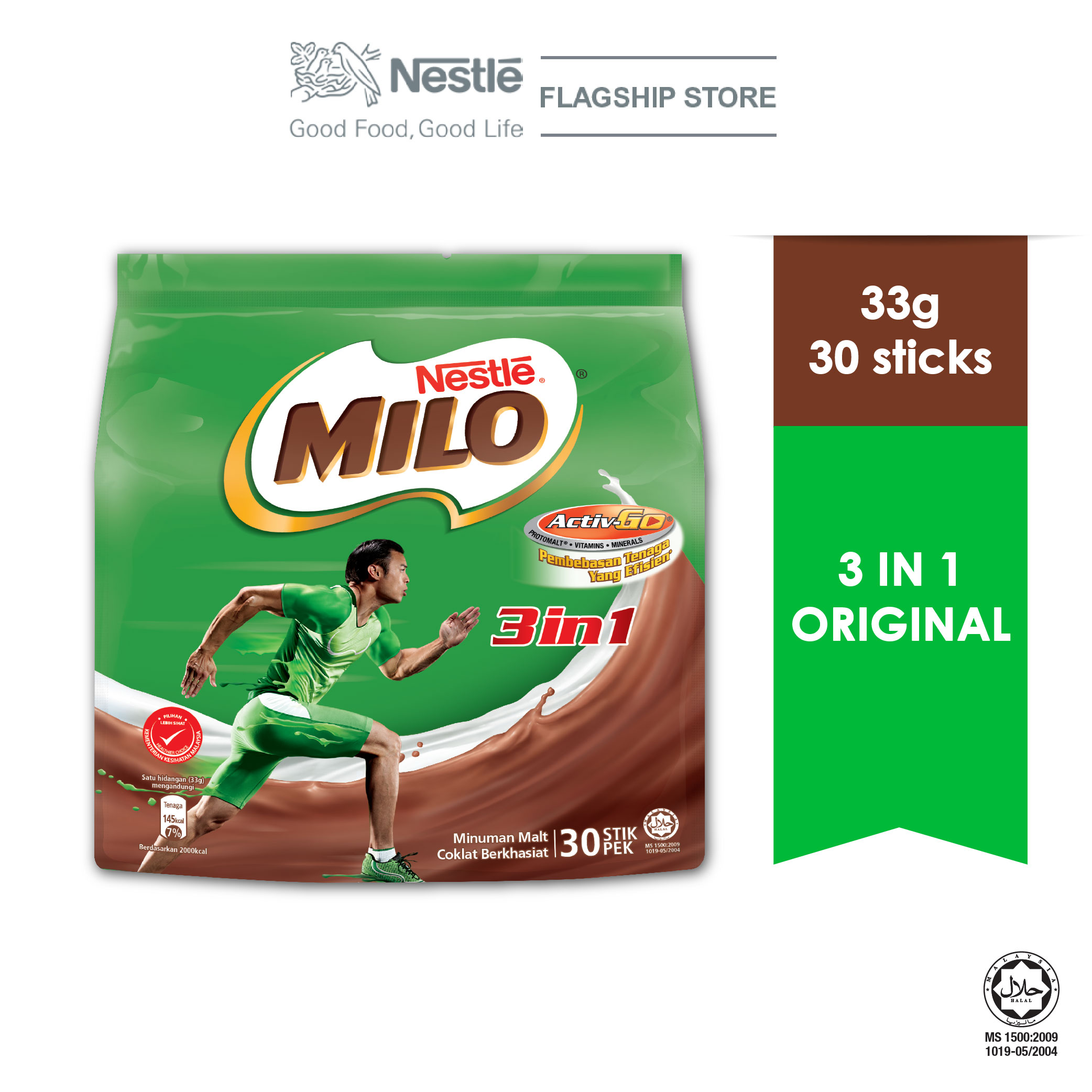 MILO 3in1 ACTIV-GO Mixes 16 x 30 x 33g