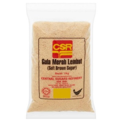 CSR Soft Brown Sugar 1kg [KLANG VALLEY ONLY]