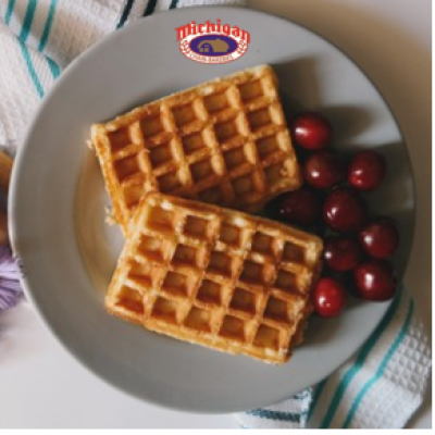 Michigan English Waffle 33g x 6 pcs x 20 pack ( Frozen )