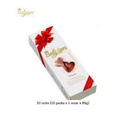 Belgians Love Heart 65g (10 Units Per Carton)