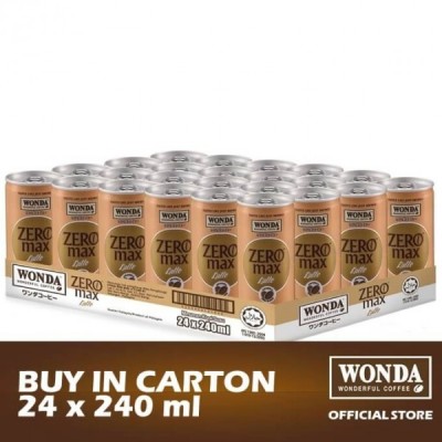 WONDA Zero Max Latte 240ml x 24