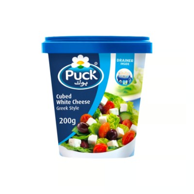 Puck White Cheese Cubes in Brine 410g x 6