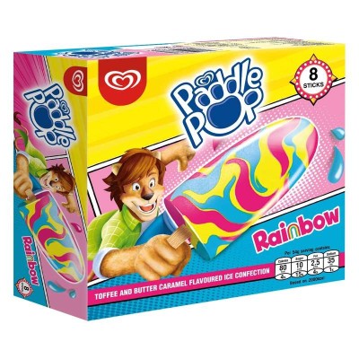 Wall's Paddle Pop Rainbow 60ml x 8's