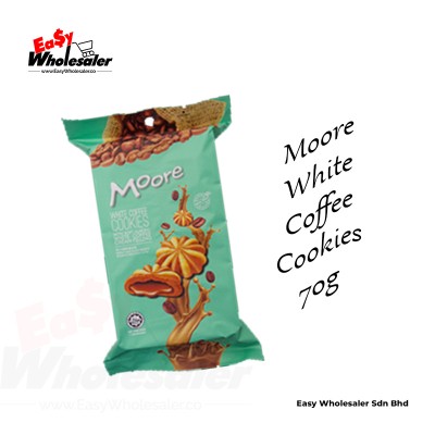 Moore New Packaging - White Coffee Cookies 70g X 40