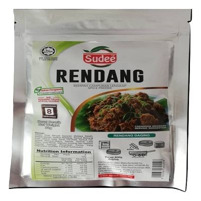 Sudee Rendang Spice Premixes 80g (48 Units Per Carton)