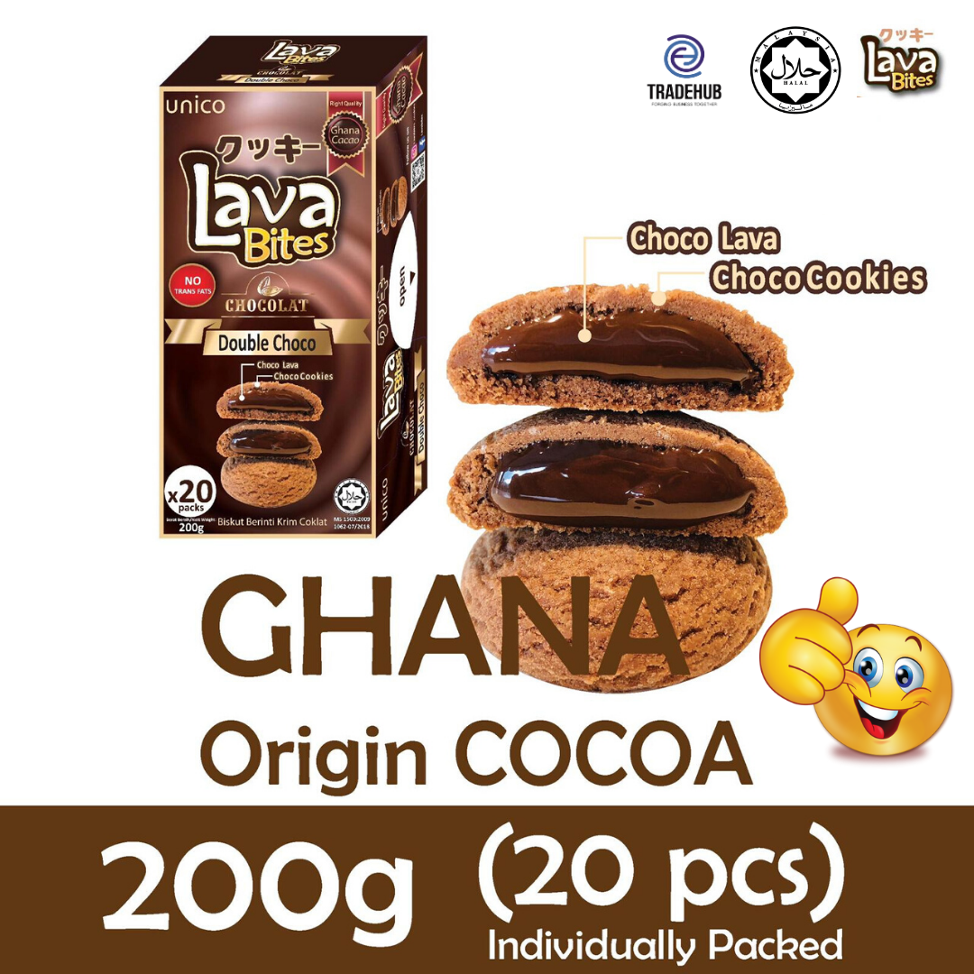 Lava Bite Double Chocolate 200g x 30