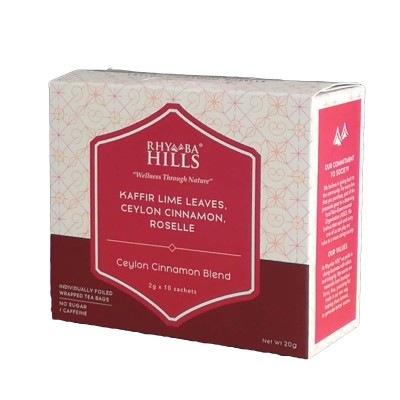 Rhymba Hills Ceylon Cinnamon Blend - 10's Sachets