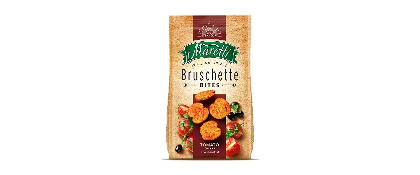 Maretti Bruschette Tomato Olive & Oregano 70G (14 per carton)