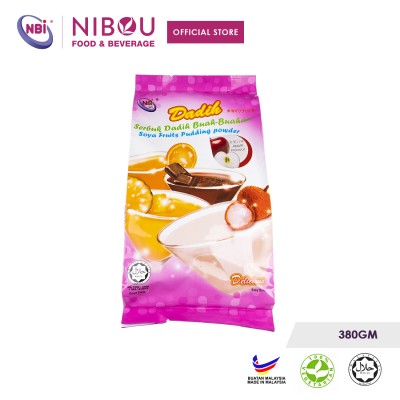 Nibou (NBI) DADIH Soya Fruits Coconut Pudding Powder (380gm X 24)