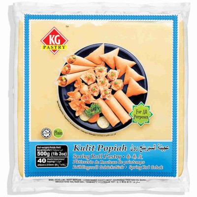 Spring Roll Pastry 8.5" (40 pcs - 500g) (20 Units Per Carton)