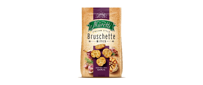 Maretti Bruschette Roasted Garlic 70G (14 per carton)