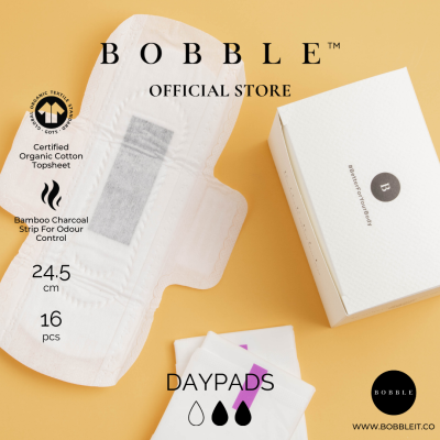 BOBBLE Organic Cotton Sanitary Pads - Day