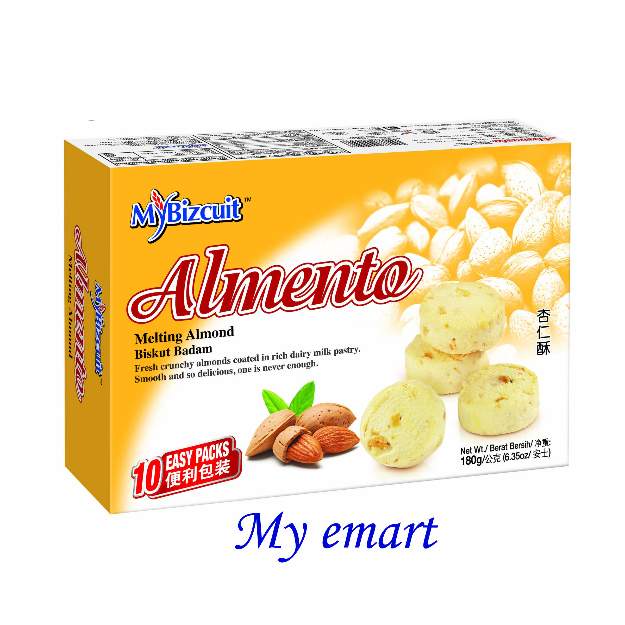 PBOX 01Almento Melting Almond (180 g Per Unit)