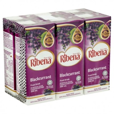 Ribena Blackcurrant 200ml x 6 x 4