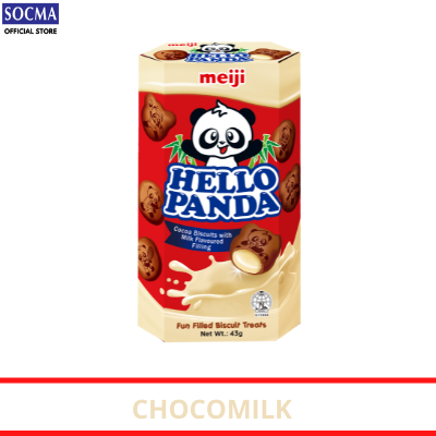 MEIJI HELLO PANDA CHOCOMILK 8X10X43G (80 Units Per Carton)