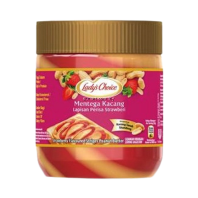 Lady's Choice Peanut Butter Strawberry Stripe 350g