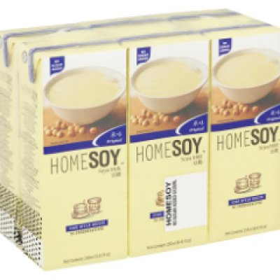 HOMESOY ORIGINAL SOYA MILK 6 x 250 ml Drink Minuman [KLANG VALLEY ONLY]