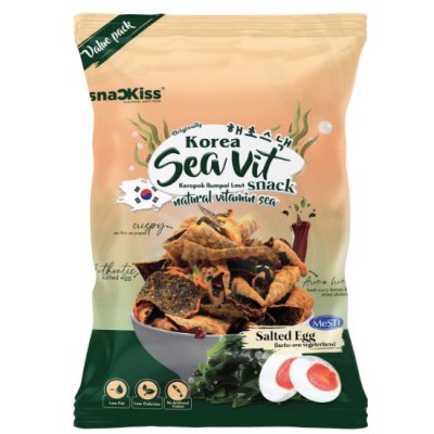 (8's x 350g) Korea Seavit Snack (Salted Egg)