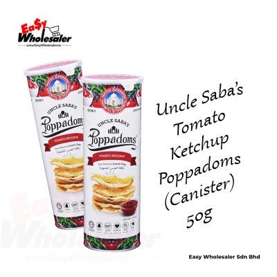 POPPADOMS - TOMATO KETCHUP 50G