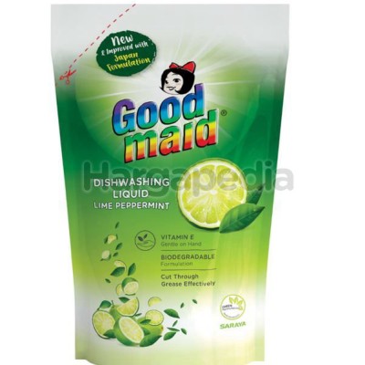 GOOD MAID DISHWASHING LIQUID PEPPERMINT 600ml