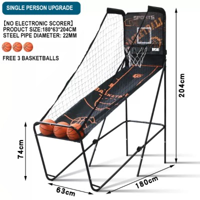 Indoor Basketball Shooting Machine - (No Scoring System) Upgraded Version