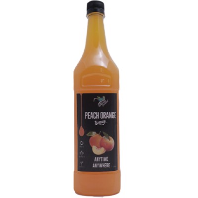 2 MINUTE COCKTAIL 1000ml Syrup (Peach Orange)